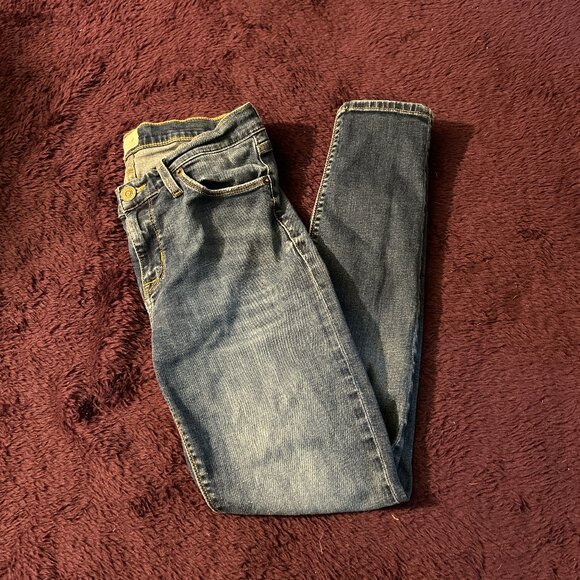Hudson Jeans Denim - Skinny Jeans Stretch Denim Casual Everyday Style Blue Jeans